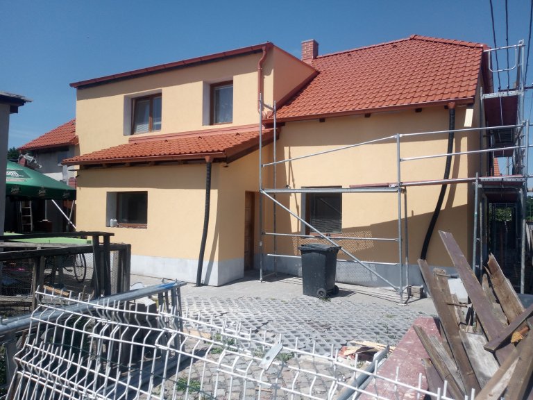 Zateplení fasády rodinného domu